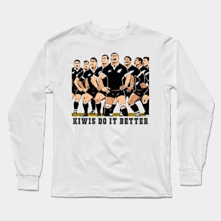 Kiwis Do It Better - New Zealand rugby Long Sleeve T-Shirt